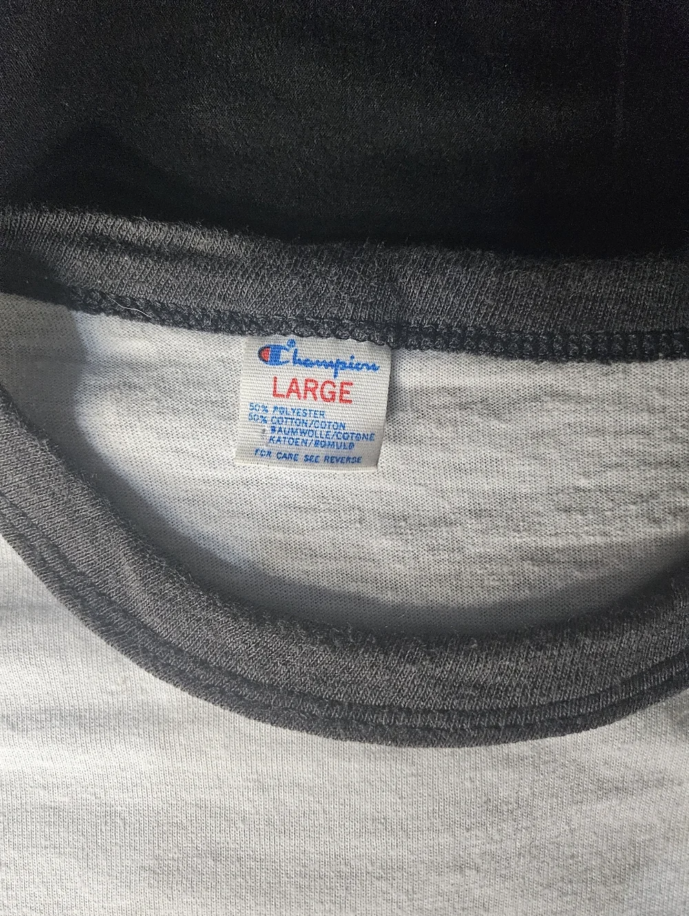 Champion White Ringer Tee with Red CMSU Peanuts Snoopy Tennis Ace Graphic - Picture 2 of 4
